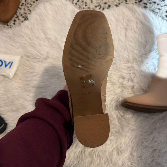 Aldo Marta Beige Ankle Booties Size 7 - Picture 5 of 15